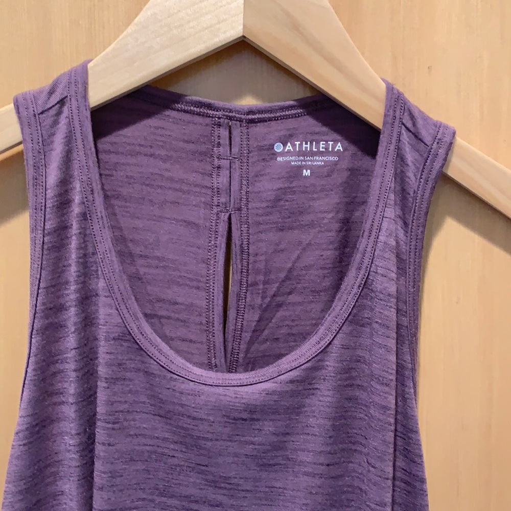 Athleta Essence Spacedye tie back tank in medium.